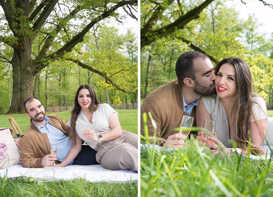 Versailles engagement photographer