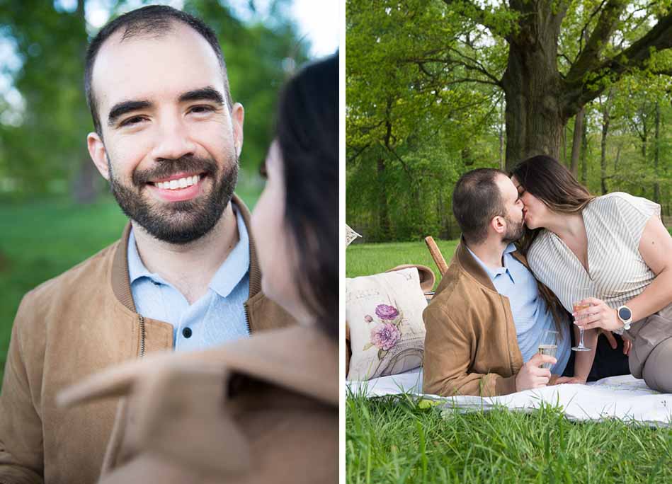 a beautiful versailles engagement