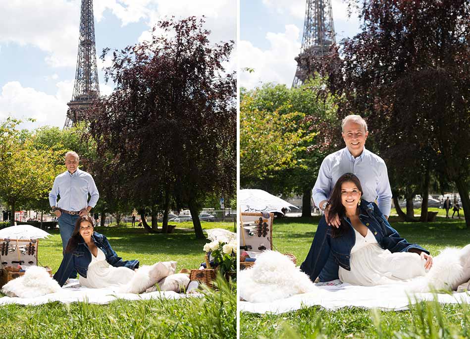 Paris engagement photo