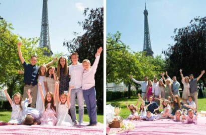 Paris family picnic