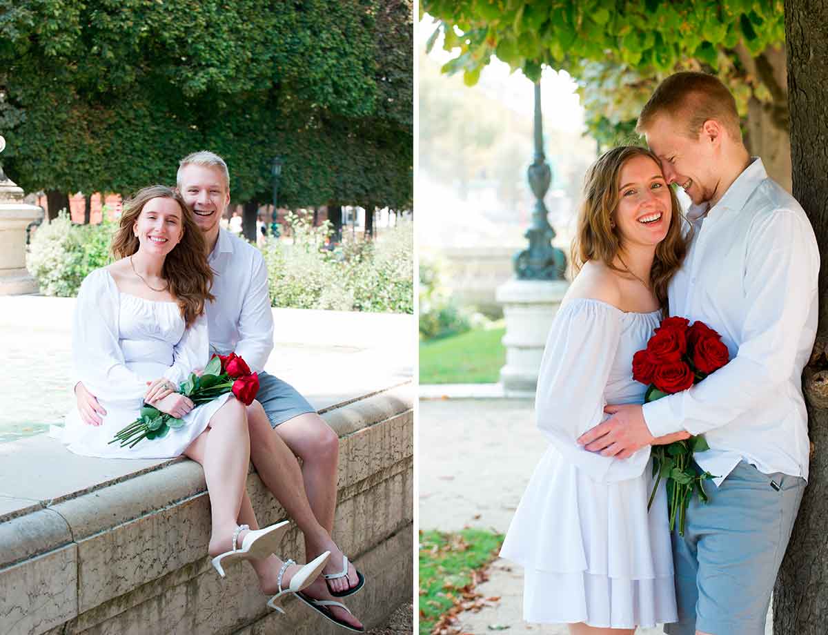 paris engagement photo