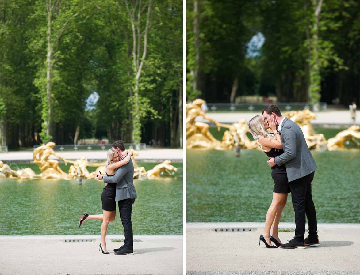 versailles engagement photo