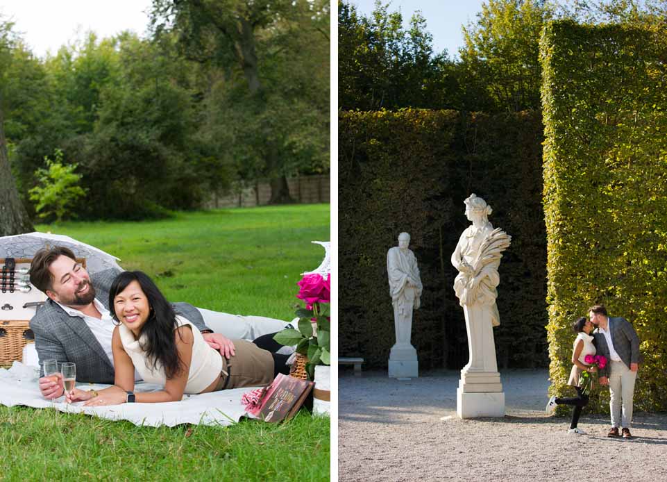 A Surprise Engagement at the castle of Versailles