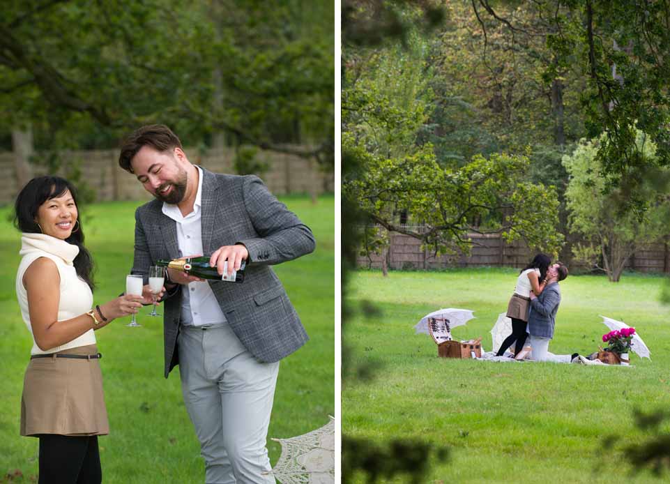 A Surprise Engagement at the Castle of Versailles