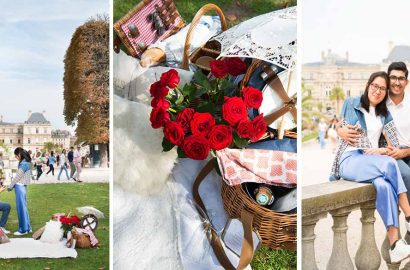 A Paris engagement with Love Picnic Paris.