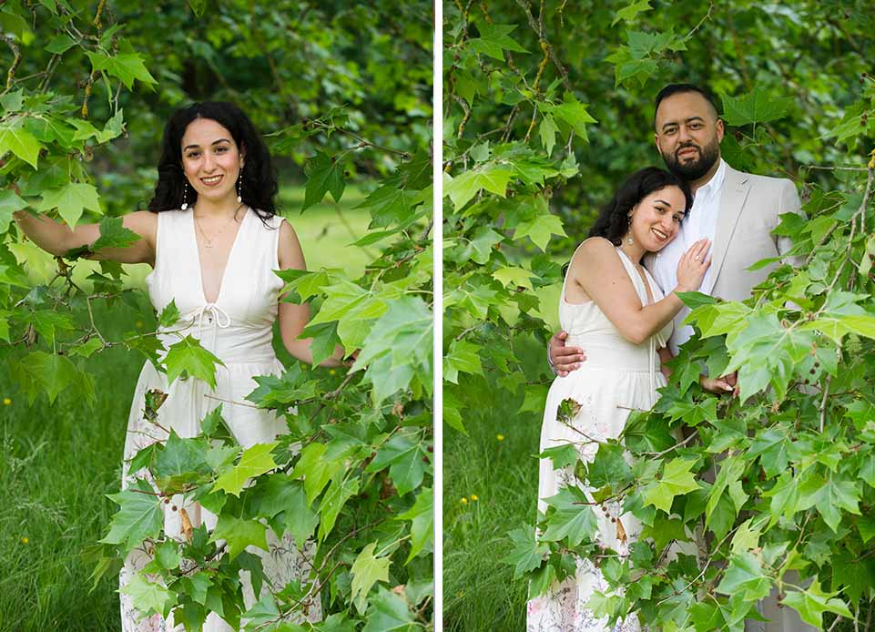 versailles engagement photos