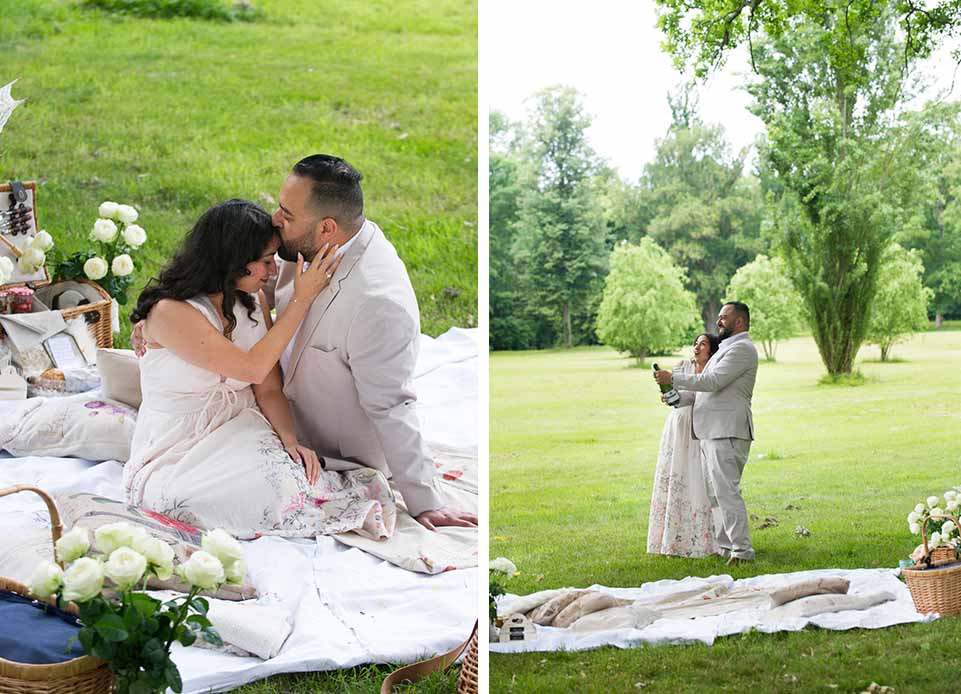 versailles engagement photos