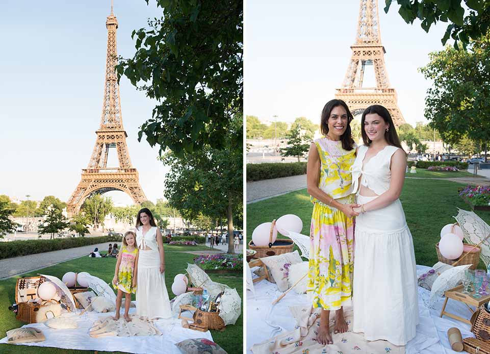 Family picnic paris