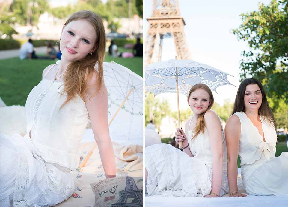 Eiffel tower family photos