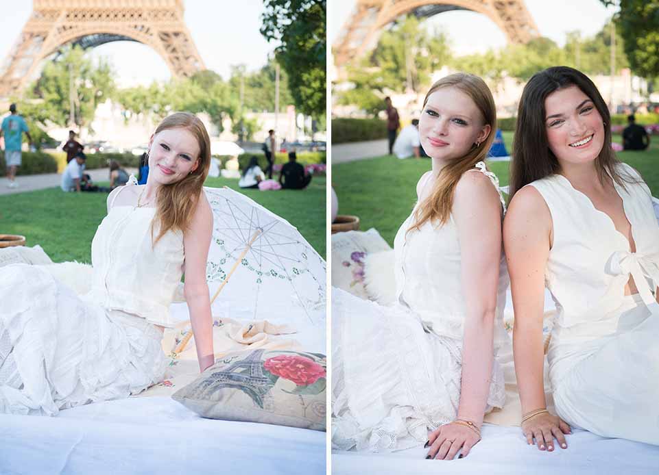 Family picnic paris