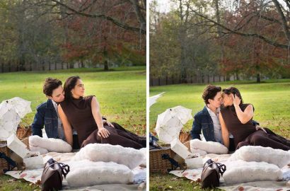 proposal at the gardens of Versailles