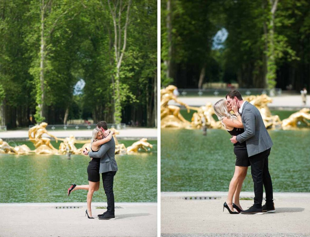 versailles engagement photo session